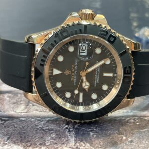Rolex Yatch-Master Preto/Rose