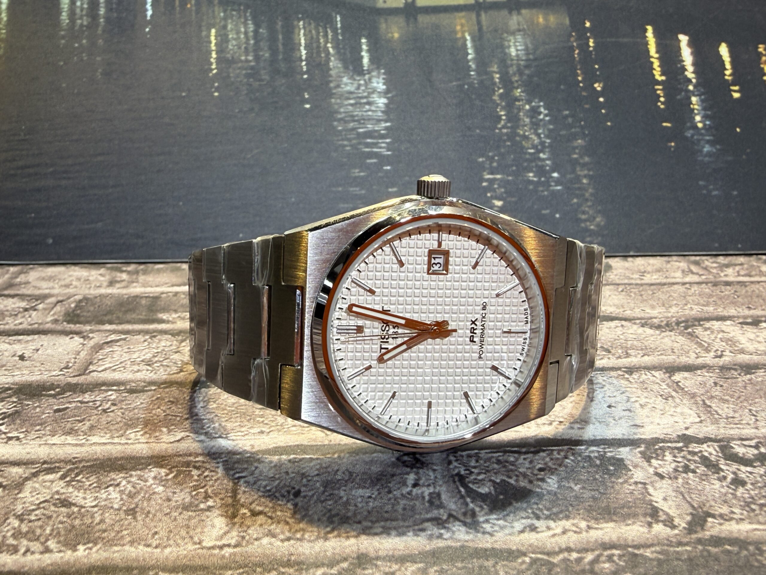 Tissot Prx automático/Branco