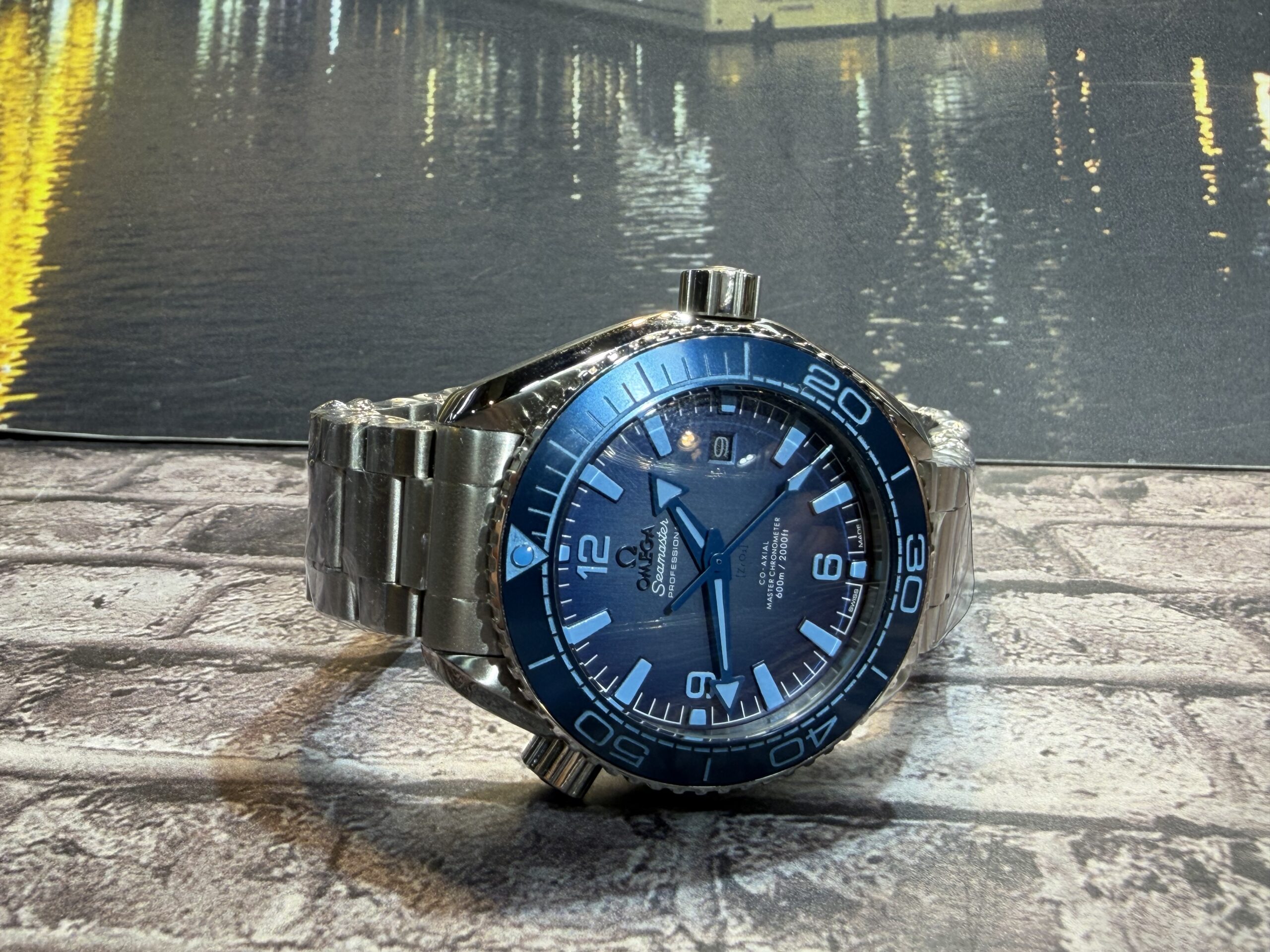 Omega Seamaster azul